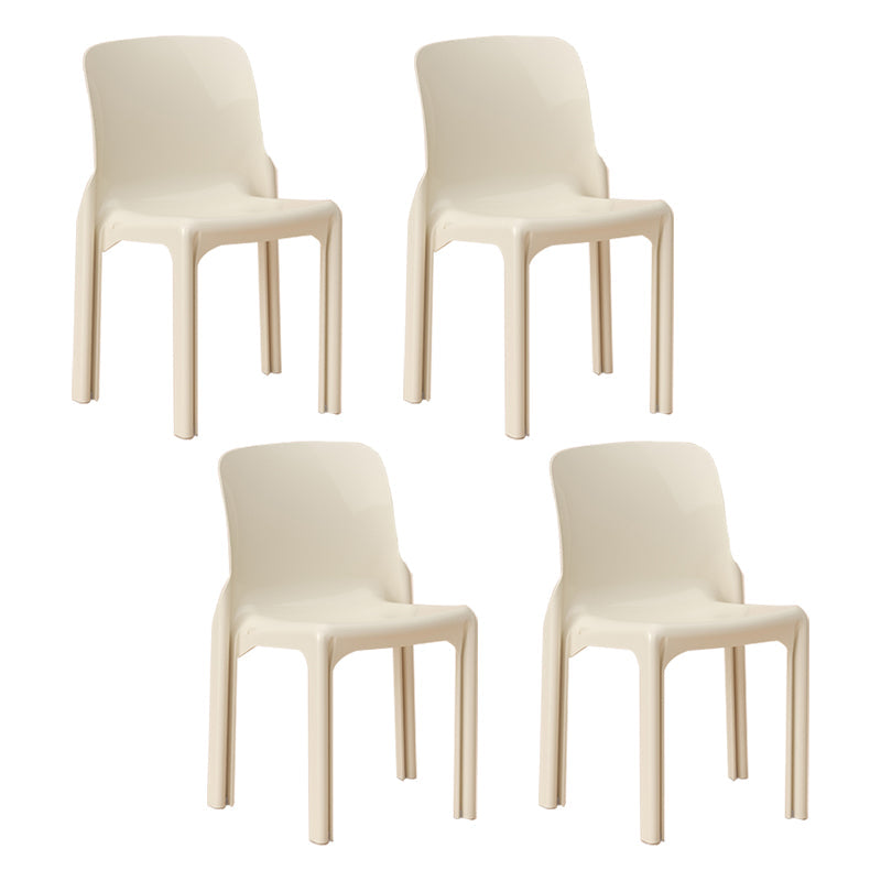 Modern Style Side Chair Plastic Dining Side Chair for Living Room