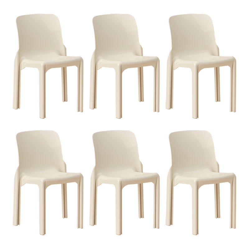Modern Style Side Chair Plastic Dining Side Chair for Living Room
