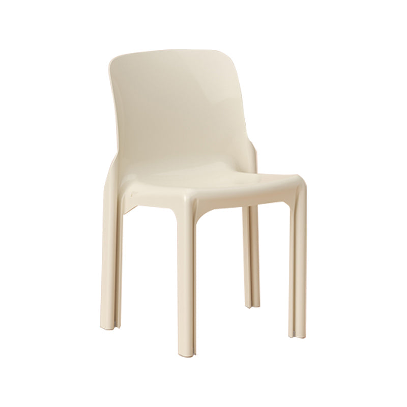 Modern Style Side Chair Plastic Dining Side Chair for Living Room