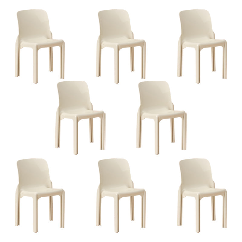Modern Style Side Chair Plastic Dining Side Chair for Living Room