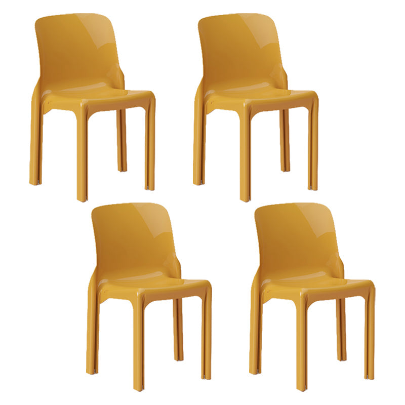 Modern Style Side Chair Plastic Dining Side Chair for Living Room