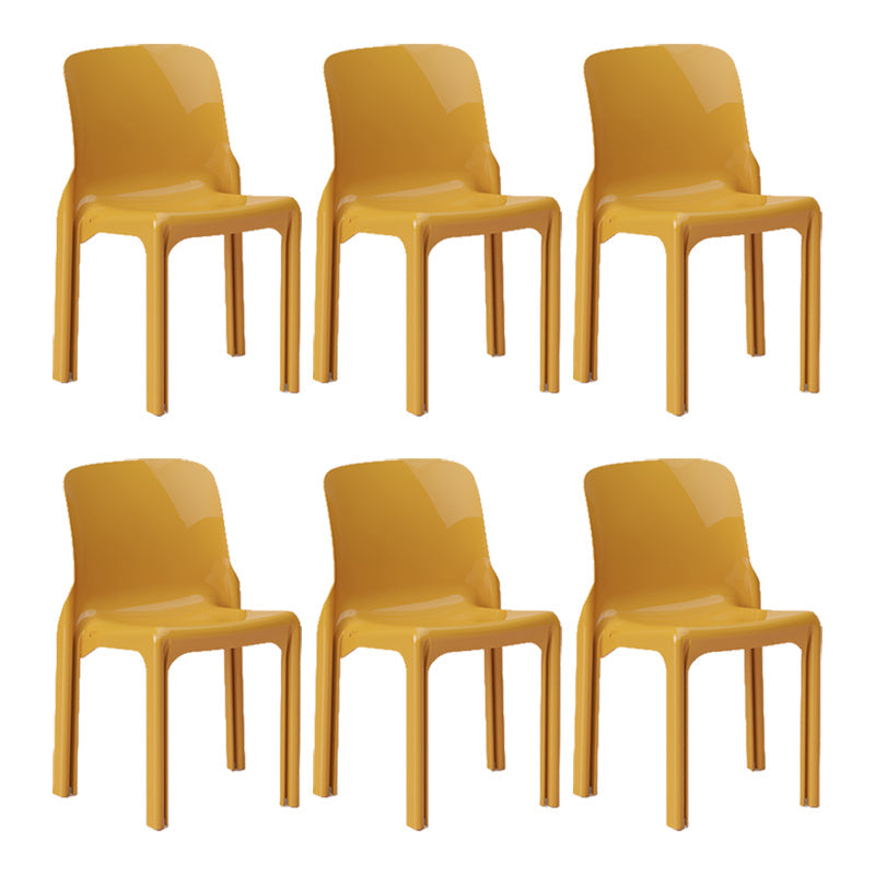 Modern Style Side Chair Plastic Dining Side Chair for Living Room