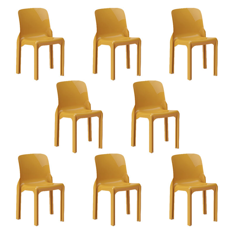 Modern Style Side Chair Plastic Dining Side Chair for Living Room