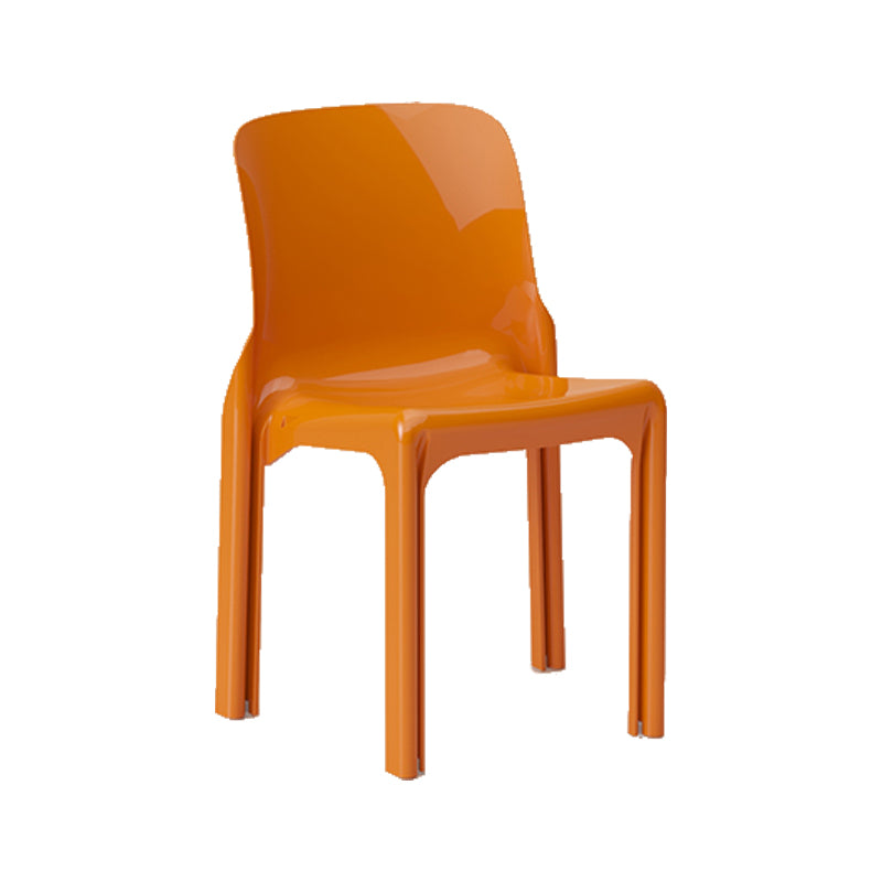 Modern Style Side Chair Plastic Dining Side Chair for Living Room