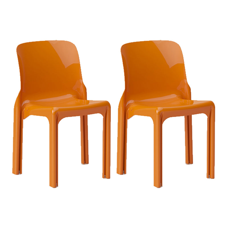 Modern Style Side Chair Plastic Dining Side Chair for Living Room