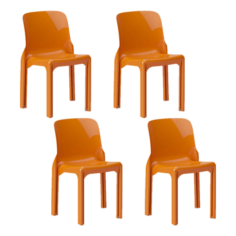 Modern Style Side Chair Plastic Dining Side Chair for Living Room