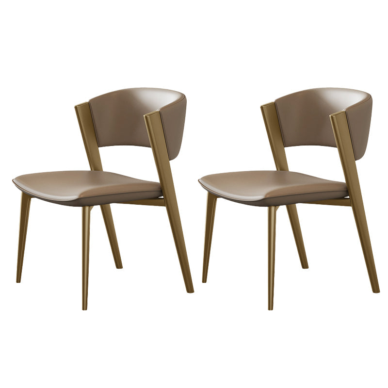 Modern Dining Room Upholstered Chair Faux Leather Home Dining Chair