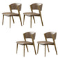 Modern Dining Room Upholstered Chair Faux Leather Home Dining Chair