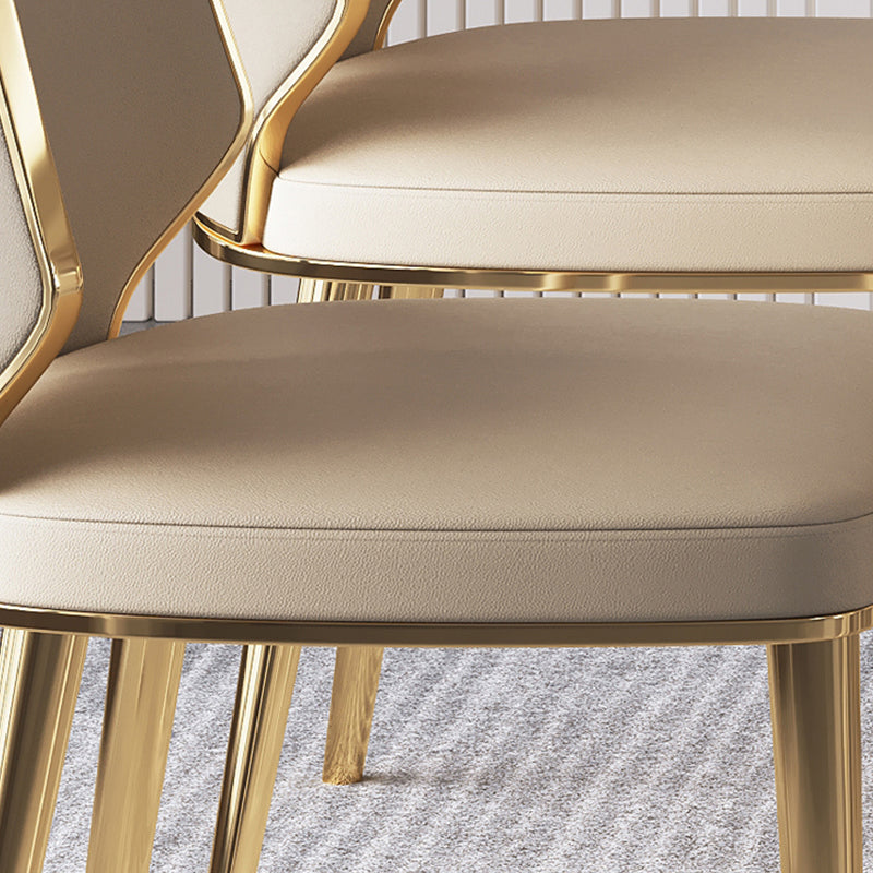 Dining Room Upholstered Chair Faux Leather Home Dining Chair