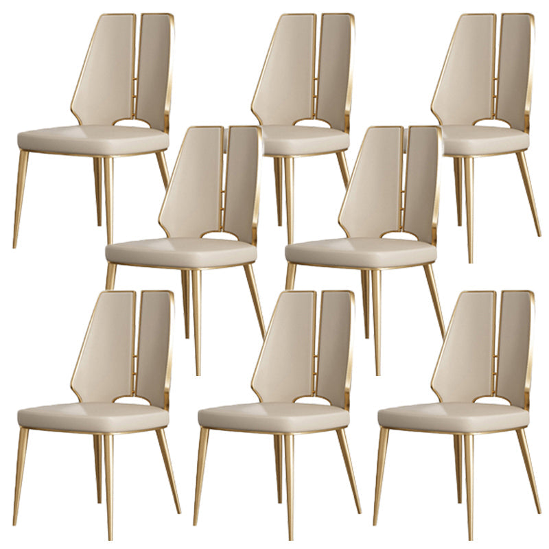 Dining Room Upholstered Chair Faux Leather Home Dining Chair