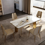 Dining Room Upholstered Chair Faux Leather Home Dining Chair