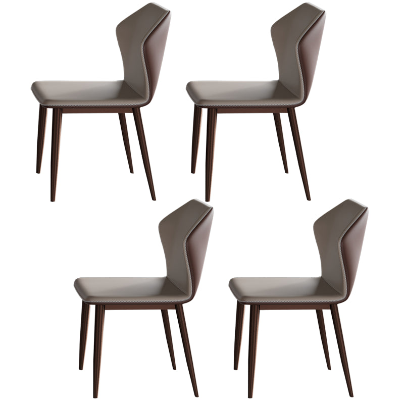 Contemporary 1/3/4/7/11 Pieces Furniture Round Stone Dining Set for Home 4 Beige Chairs Clearhalo 'Dining Room Sets' 'Dining Tables & Seating' 'dining_room_set' 'furn' 'furn_dining_room_set' 'Furniture' 'Kitchen & Dining Furniture' 7096968