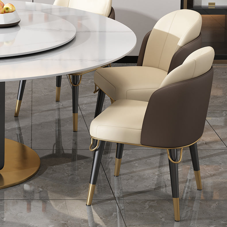 Contemporary 1/4/8/11 Pieces Furniture Round Stone Dining Set for Home Clearhalo 'Dining Room Sets' 'Dining Tables & Seating' 'dining_room_set' 'furn' 'furn_dining_room_set' 'Furniture' 'Kitchen & Dining Furniture' 7096990