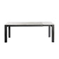 Table à manger rectangulaire en pierre, meuble extensible de Style moderne, 1/3/4/5 pièces, blanc