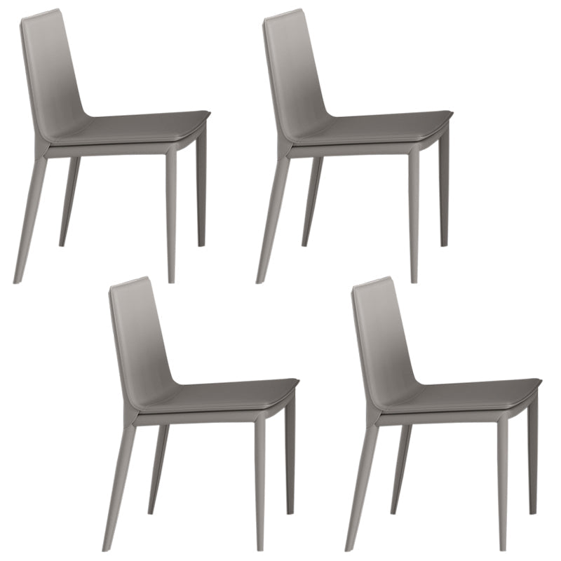Modern 1/4/5/7 Pieces Dining Table Rectangle Stone Furniture in White 4 Light Grey Chairs Clearhalo 'Dining Room Sets' 'Dining Tables & Seating' 'dining_room_set' 'furn' 'furn_dining_room_set' 'Furniture' 'Kitchen & Dining Furniture' 7097047