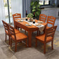 Modern Style Dining Table Solid Wood Butterfly Leaf Dining Table for Kitchen Use Clearhalo 'Dining Tables & Seating' 'Dining Tables' 'dining_table' 'furn' 'furn_dining_table' 'Furniture' 'Kitchen & Dining Furniture' 7097073