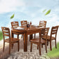 Modern Style Dining Table Solid Wood Butterfly Leaf Dining Table for Kitchen Use Clearhalo 'Dining Tables & Seating' 'Dining Tables' 'dining_table' 'furn' 'furn_dining_table' 'Furniture' 'Kitchen & Dining Furniture' 7097080