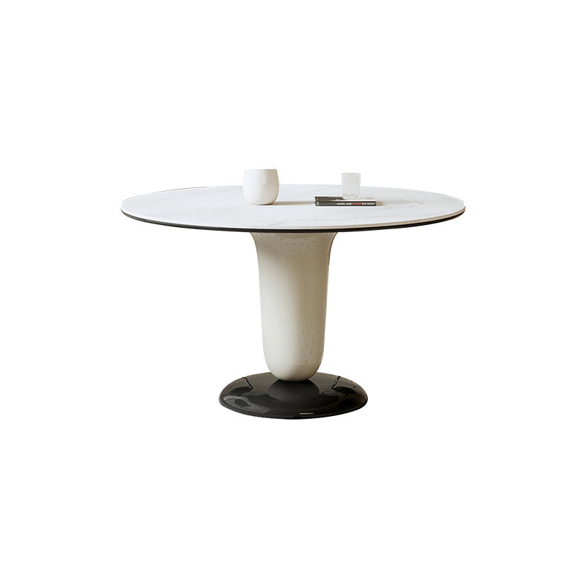 Contemporary Kitchen Dinner Table Round Pedestal Dining Table Without Chairs Clearhalo 'Dining Tables & Seating' 'Dining Tables' 'dining_table' 'furn' 'furn_dining_table' 'Furniture' 'Kitchen & Dining Furniture' 7097155