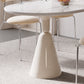 Contemporary Double Pedestal Dining Table Oval Kitchen Dinner Table Clearhalo 'Dining Tables & Seating' 'Dining Tables' 'dining_table' 'furn' 'furn_dining_table' 'Furniture' 'Kitchen & Dining Furniture' 7097170