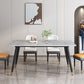 Modern 4 Legs Dining Table Sintered Stone Dinner Table for Dining Room Clearhalo 'Dining Tables & Seating' 'Dining Tables' 'dining_table' 'furn' 'furn_dining_table' 'Furniture' 'Kitchen & Dining Furniture' 7097197