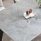 Modern 4 Legs Dining Table Sintered Stone Dinner Table for Dining Room Clearhalo 'Dining Tables & Seating' 'Dining Tables' 'dining_table' 'furn' 'furn_dining_table' 'Furniture' 'Kitchen & Dining Furniture' 7097199