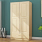 Contemporary Style Wardrobe Armoire Wooden Wardrobe Closet with Door and Drawer