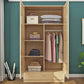Contemporary Style Wardrobe Armoire Wooden Wardrobe Closet with Door and Drawer