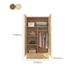 Contemporary Style Wardrobe Armoire Wooden Wardrobe Closet with Door and Drawer