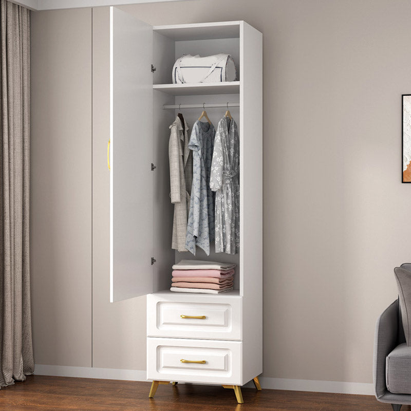 Modern Wardrobe Armoire Solid Wood Wardrobe Cabinet with Door