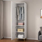 Modern Wardrobe Armoire Solid Wood Wardrobe Cabinet with Door