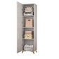 Modern Wardrobe Armoire Solid Wood Wardrobe Cabinet with Door