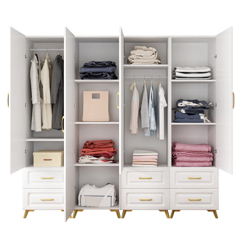 Modern Wardrobe Armoire Solid Wood Wardrobe Cabinet with Door