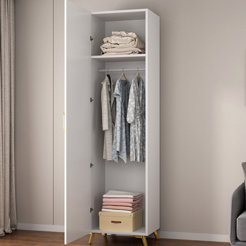 Modern Wardrobe Armoire Solid Wood Wardrobe Cabinet with Door