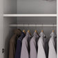 Modern Wardrobe Armoire Solid Wood Wardrobe Cabinet with Door