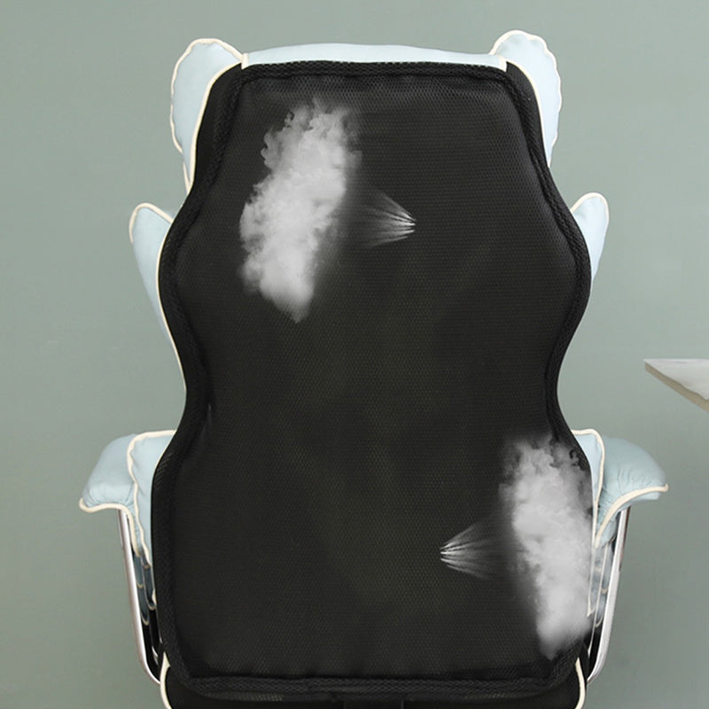 Silla de juego moderna para el hogar de cuero de cuero silla de acuñación con ruedas