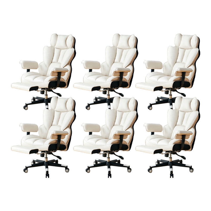 Silla de juego moderna para el hogar de cuero de cuero silla de acuñación con ruedas