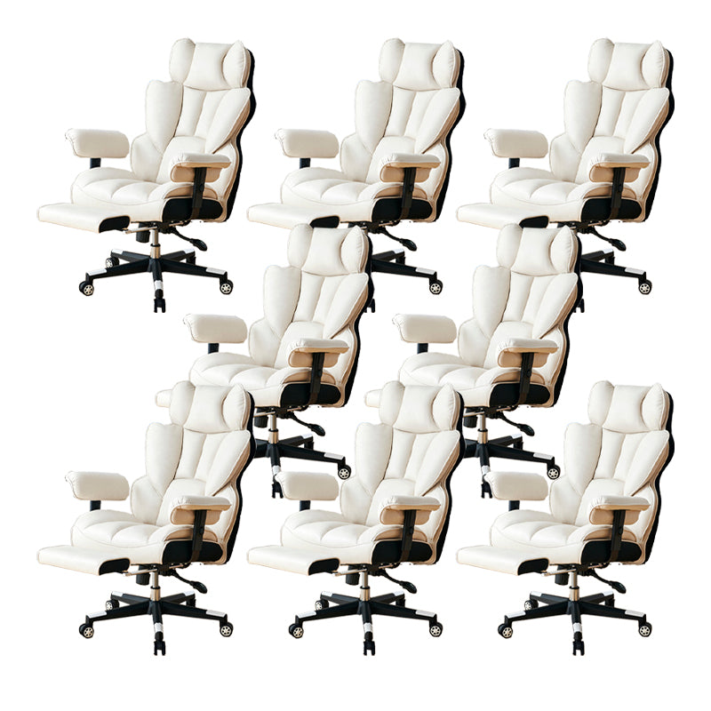 Silla de juego moderna para el hogar de cuero de cuero silla de acuñación con ruedas