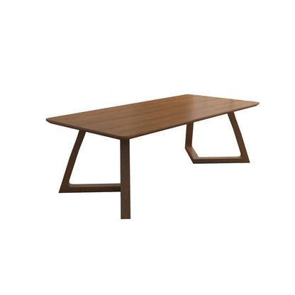 Rectangle de bois massif moderne Base Sled Base de 29,53 pouces de bureau de haut