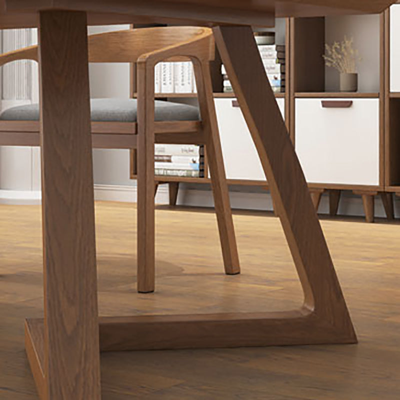 Rectangle de bois massif moderne Base Sled Base de 29,53 pouces de bureau de haut