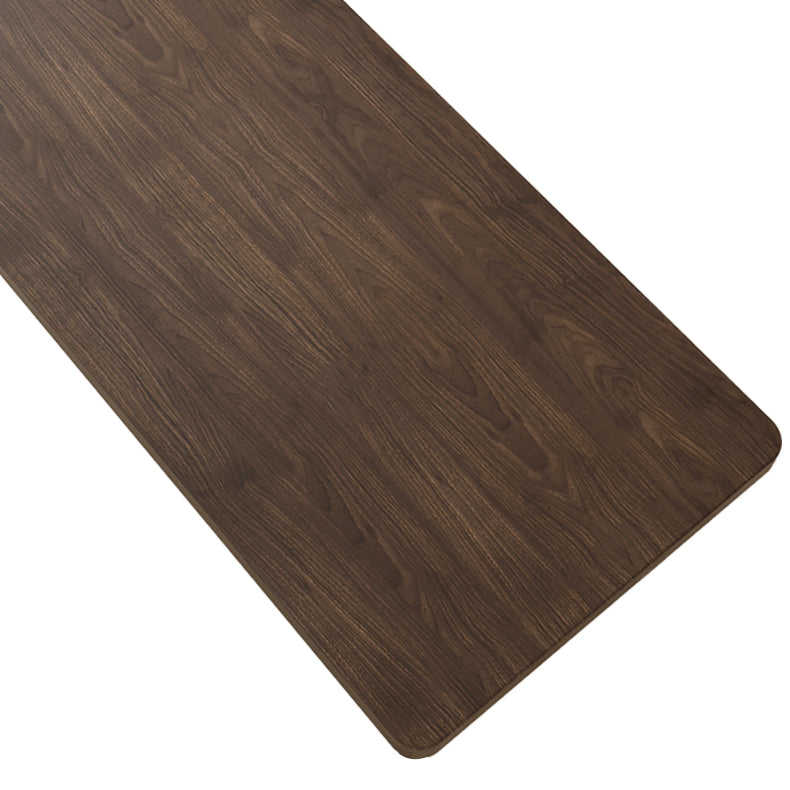 Modern Solid Wood Writing Desk 29.53" Tall Corner Office Desk in Brown Clearhalo 'furn' 'furn_office_desk' 'Furniture' 'Office Desks' 'Office Furniture' 'office_desk' 7101584