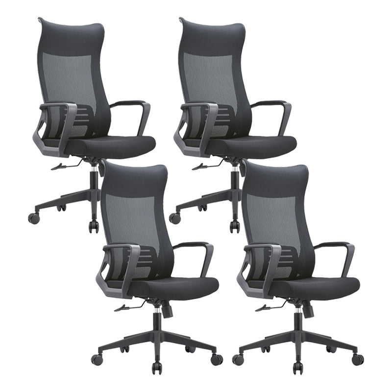 Fixed Arms Office Stuhl Neigungsmechanismus ohne belastende ergonomische Schreibtischstuhl mit Rädern