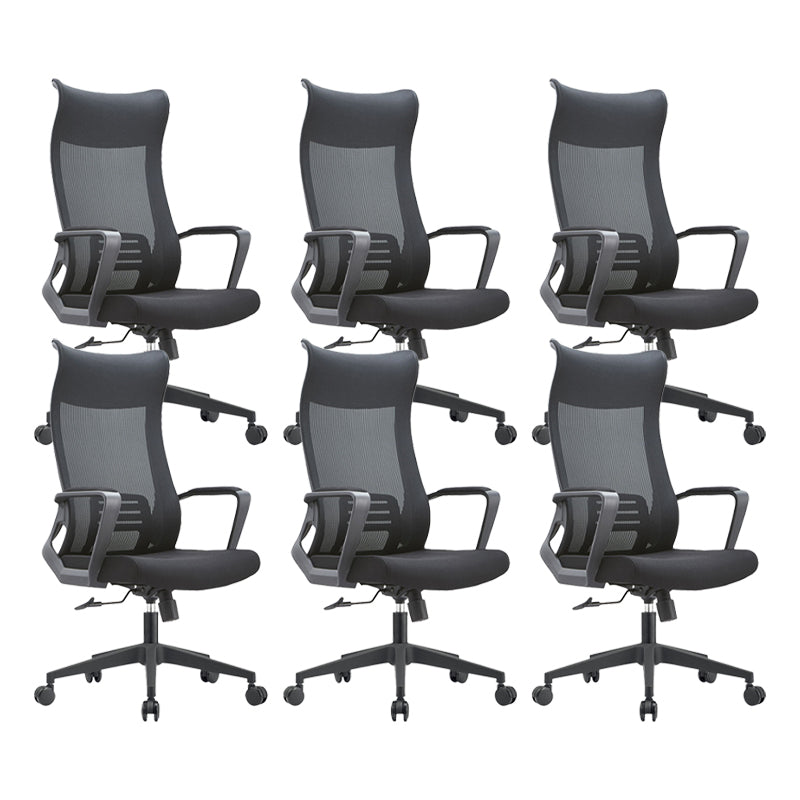 Fixed Arms Office Stuhl Neigungsmechanismus ohne belastende ergonomische Schreibtischstuhl mit Rädern