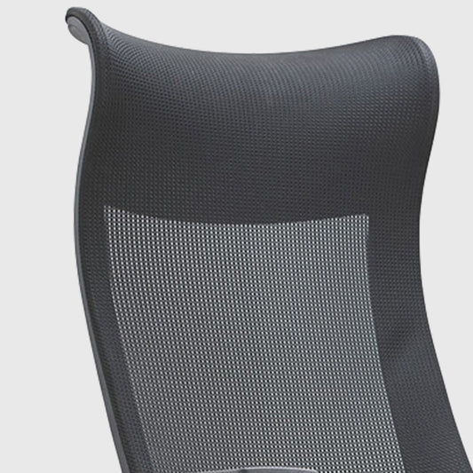 Sedia per ufficio a braccio fisso meccanismo di inclinazione nessuna sedia da scrivania ergonomica angosciante con ruote