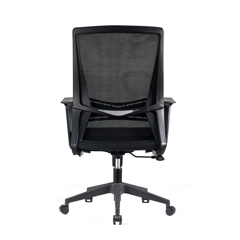 Modern Fixed Arms Chair No Distressing Ergonomic Desk Chair with Wheels Clearhalo 'furn' 'furn_office_chair' 'Furniture' 'Office Chairs' 'Office Furniture' 'office_chair' 7101771