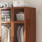 Modern Style Wardrobe Cabinet Solid Wood Clothes Rail Wardrobe Armoire