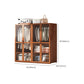 Modern Style Wardrobe Cabinet Solid Wood Clothes Rail Wardrobe Armoire