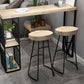Ensemble de Table de Bar moderne, 1/2/3 pièces, ensemble de bistro rectangulaire en bois massif pour l'intérieur