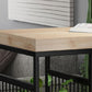 Ensemble de Table de Bar moderne, 1/2/3 pièces, ensemble de bistro rectangulaire en bois massif pour l'intérieur