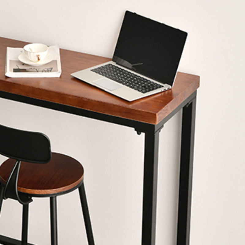 Contemporary Table and Stool Set Solid Wood 1/2/3/5 Pieces Pub Table Set Clearhalo 'Bar Furniture' 'furn' 'furn_home_bar_bar_sets' 'Furniture' 'Home Bars & Bar Sets' 'home_bar_bar_sets' 'Kitchen & Dining Furniture' 7102669