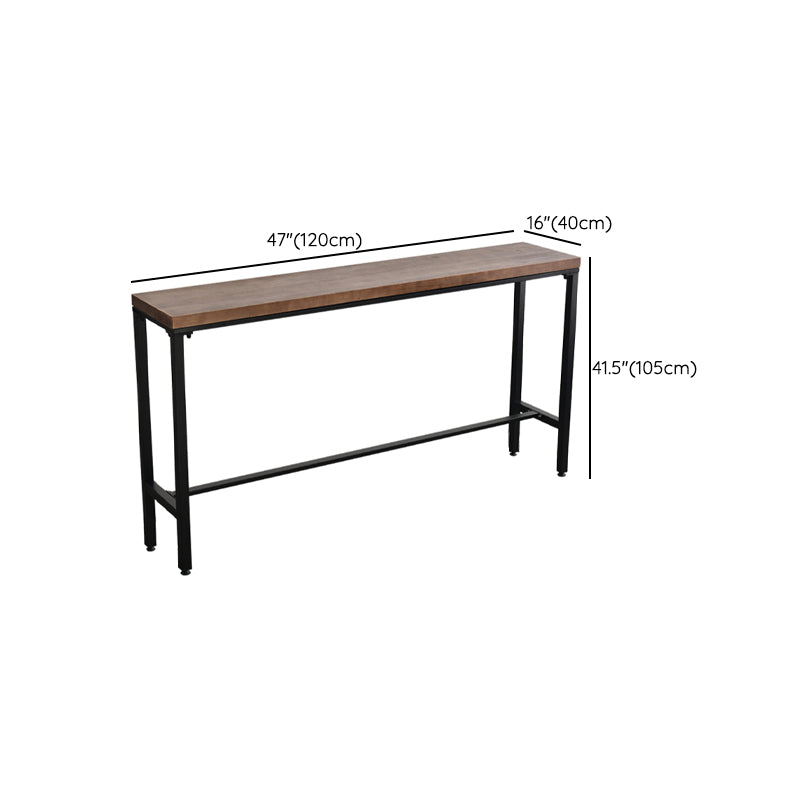 Contemporary Table and Stool Set Solid Wood 1/2/3/5 Pieces Pub Table Set Clearhalo 'Bar Furniture' 'furn' 'furn_home_bar_bar_sets' 'Furniture' 'Home Bars & Bar Sets' 'home_bar_bar_sets' 'Kitchen & Dining Furniture' 7102673